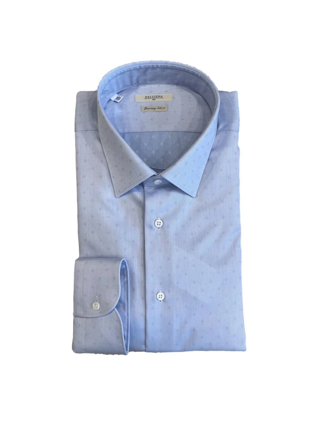 Del Siena micro polka dot shirt