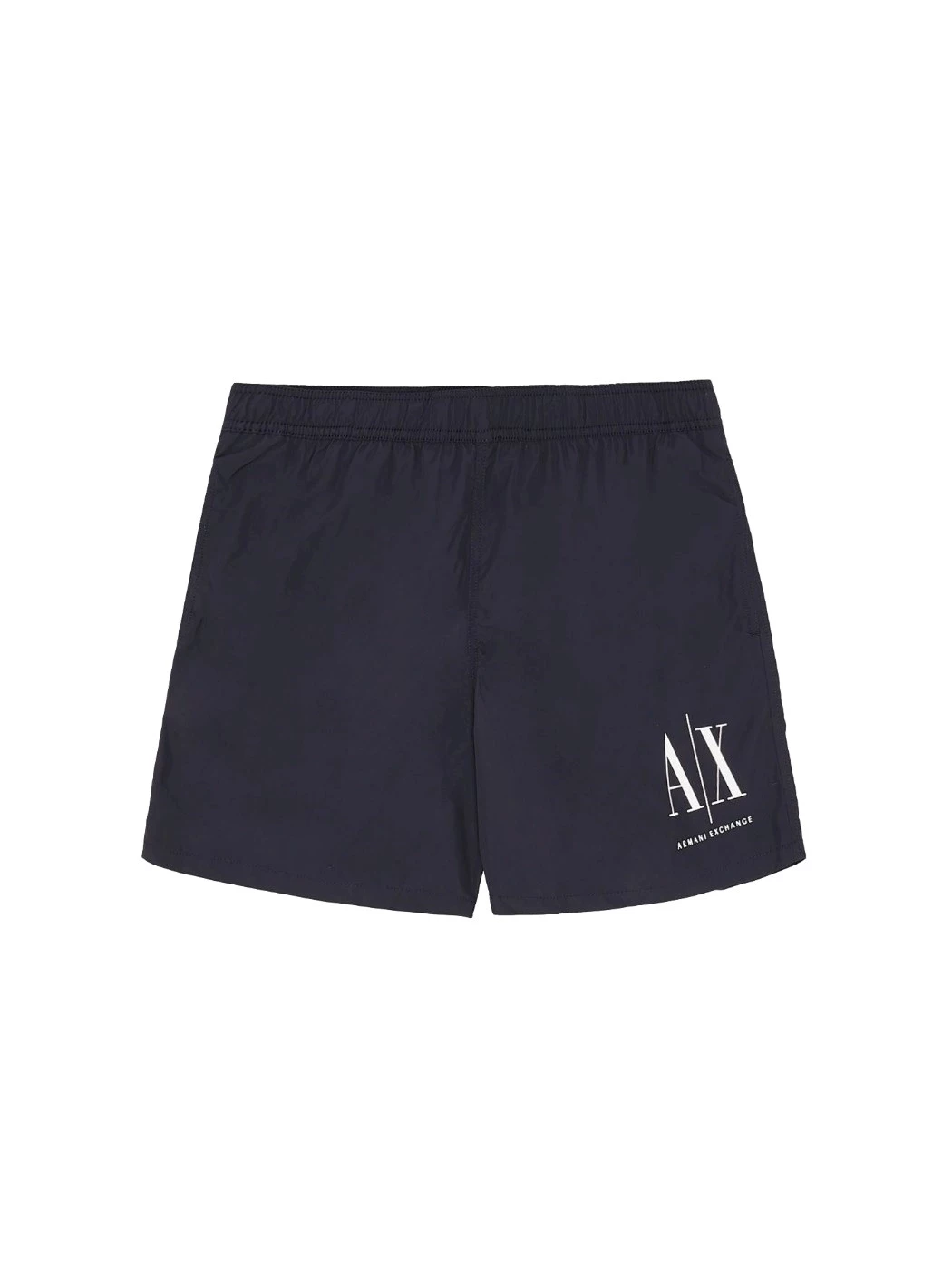 Sea boxer with contrasting Armani Exchange logo