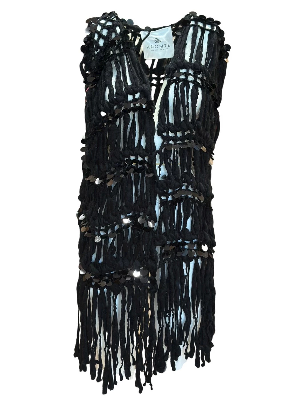 Anomie Handmade Sequin Vest