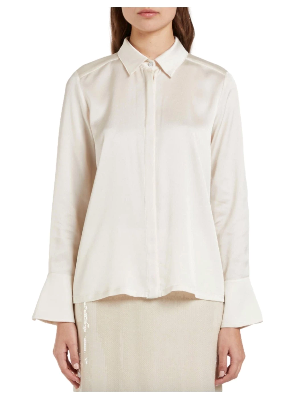 IBlues hammered satin shirt