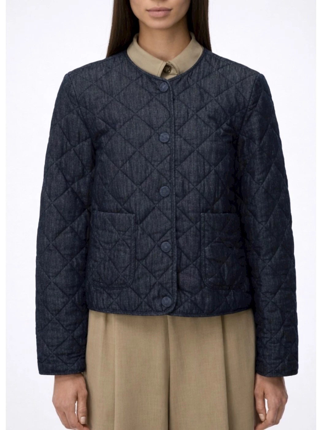 IBlues Denim Padded Jacket