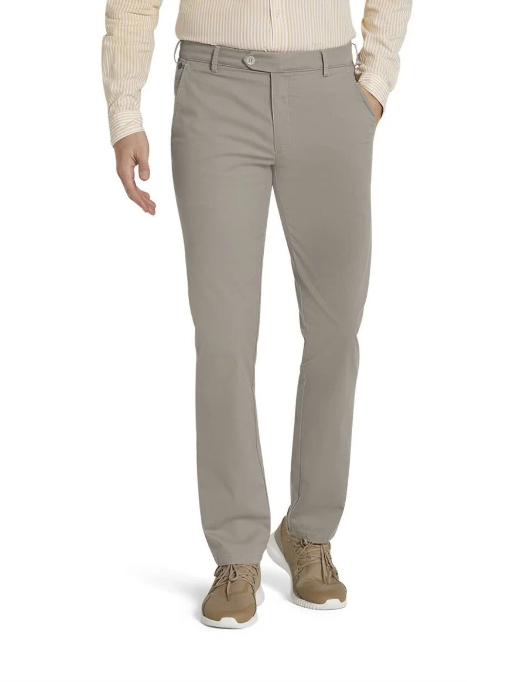 BONN Meyer micro-structured cotton chinos