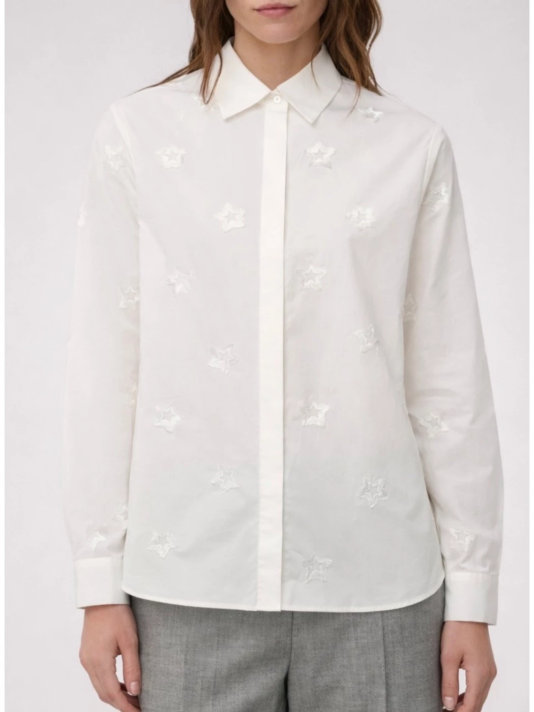 IBlues embroidered poplin shirt
