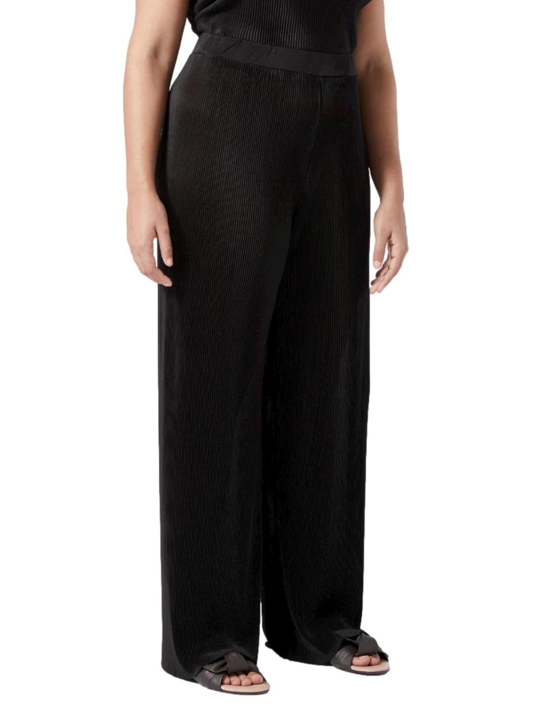 Marina Rinaldi pleated jersey trousers