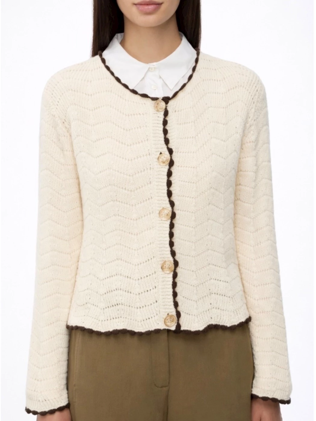 Cardigan in crochet IBlues