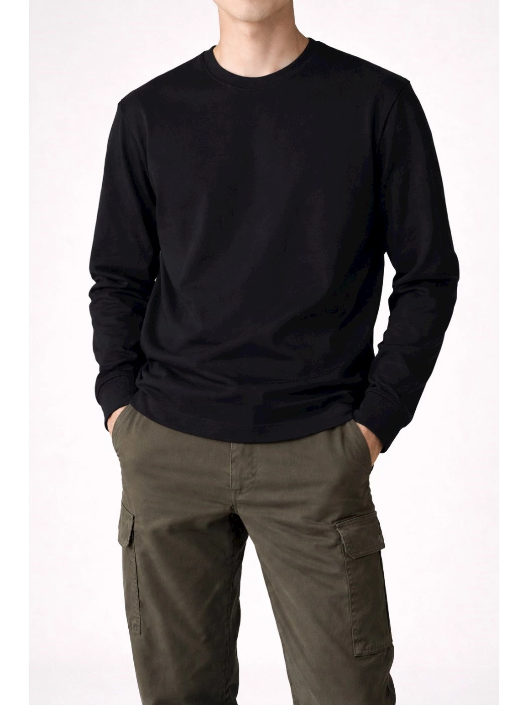 Long sleeve cotton T-shirt QB/24