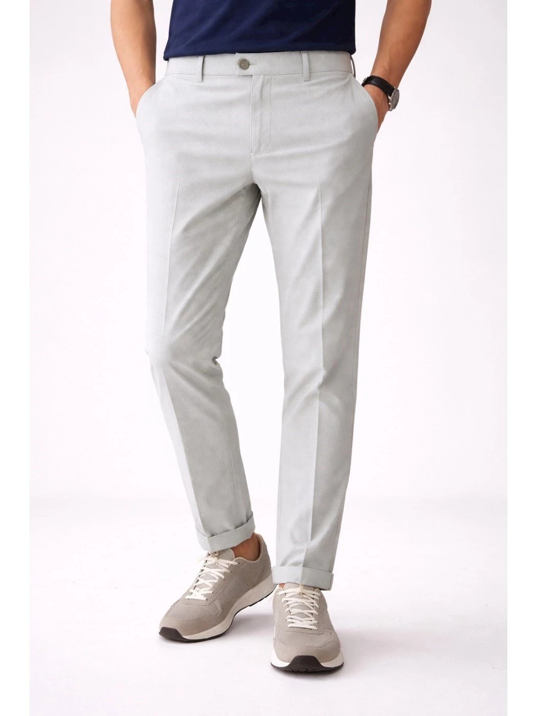 Embossed trousers QB/24