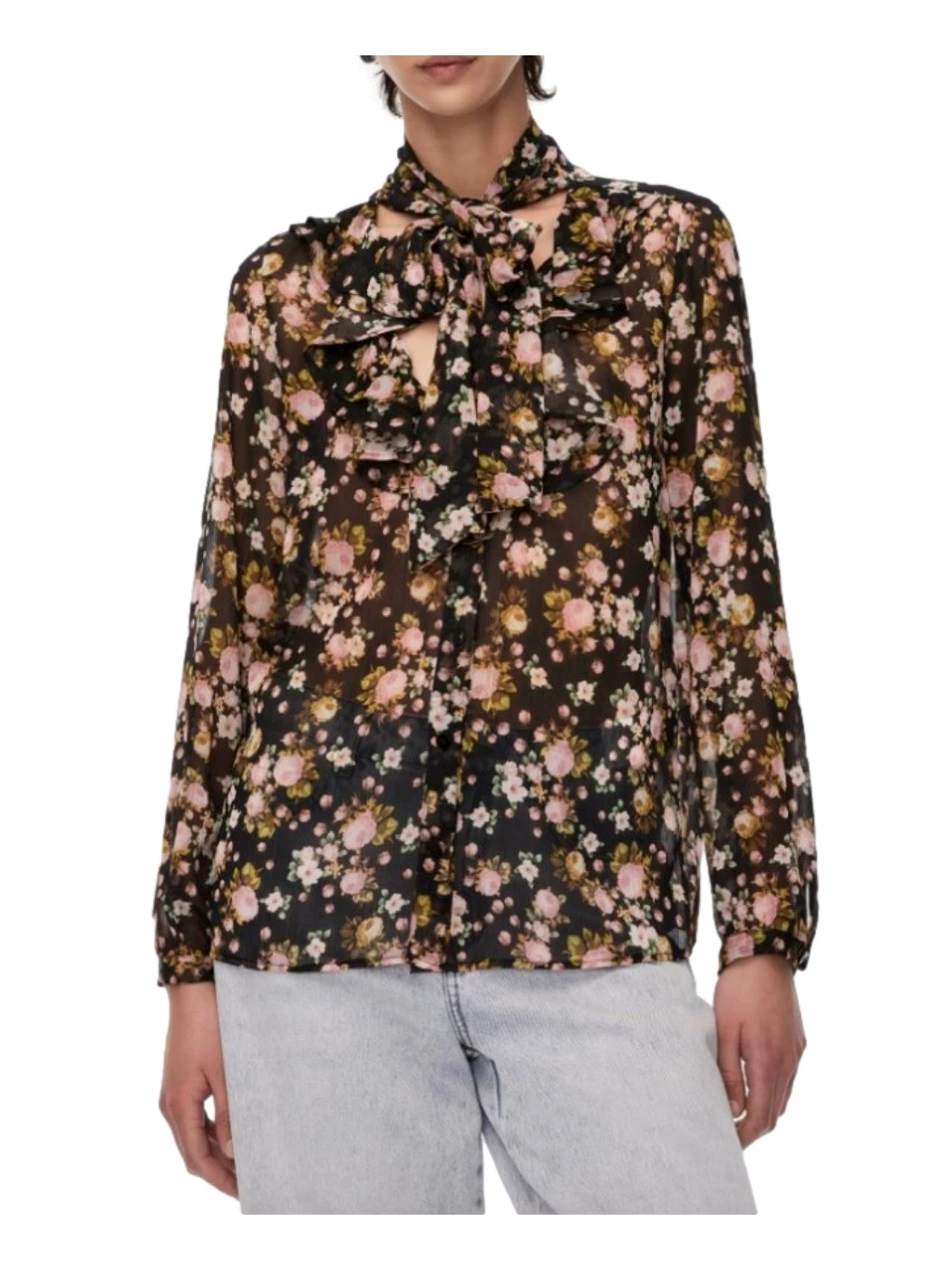 IBlues printed crepe shirt