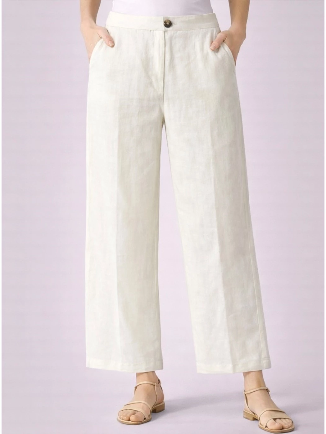 Emme Marella soft linen trousers