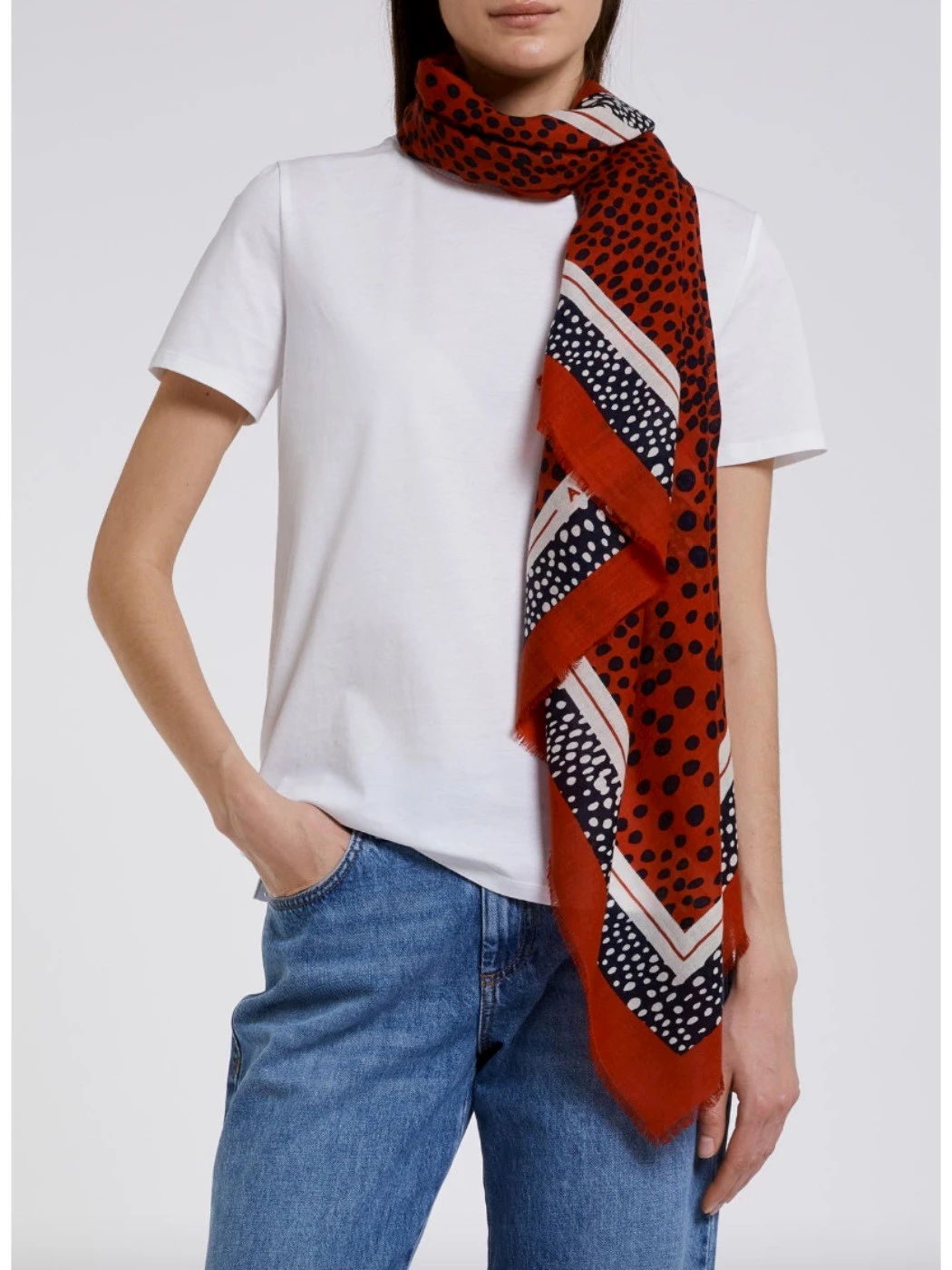 Marella animal print shawl