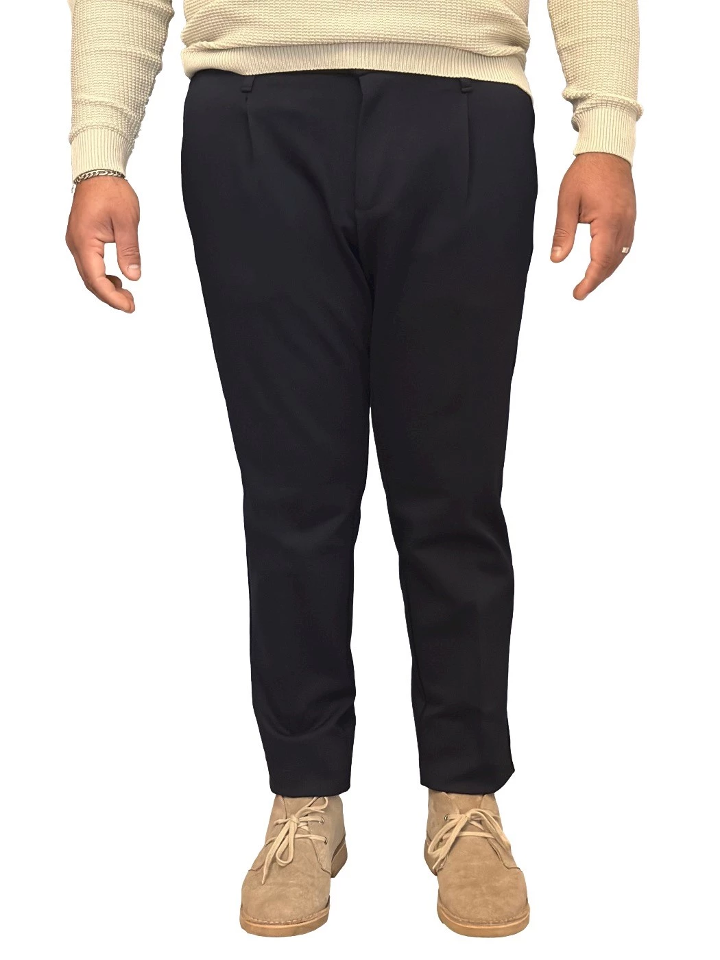 Straight jersey trousers QB/24