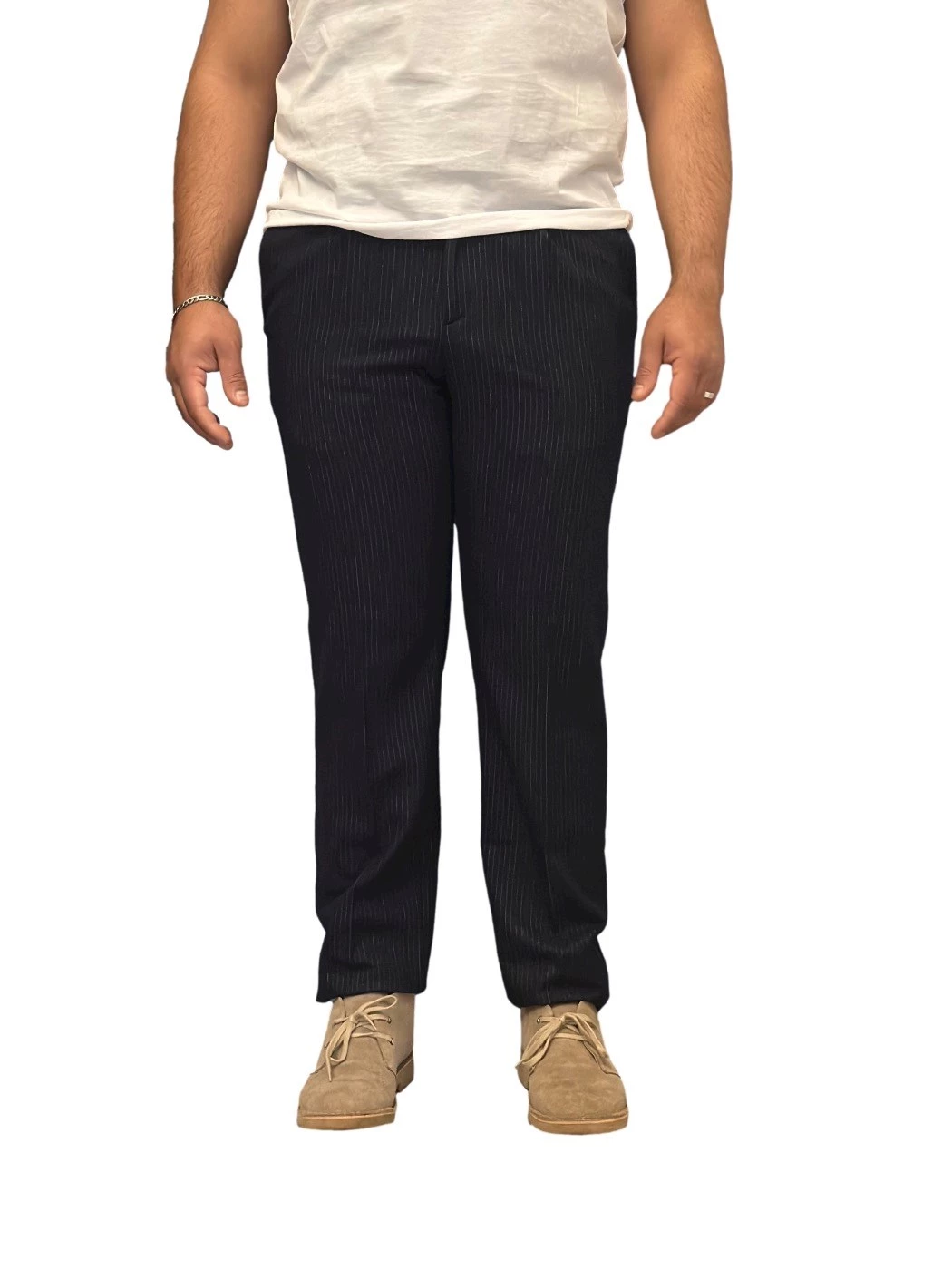 Straight pinstripe trousers QB/24