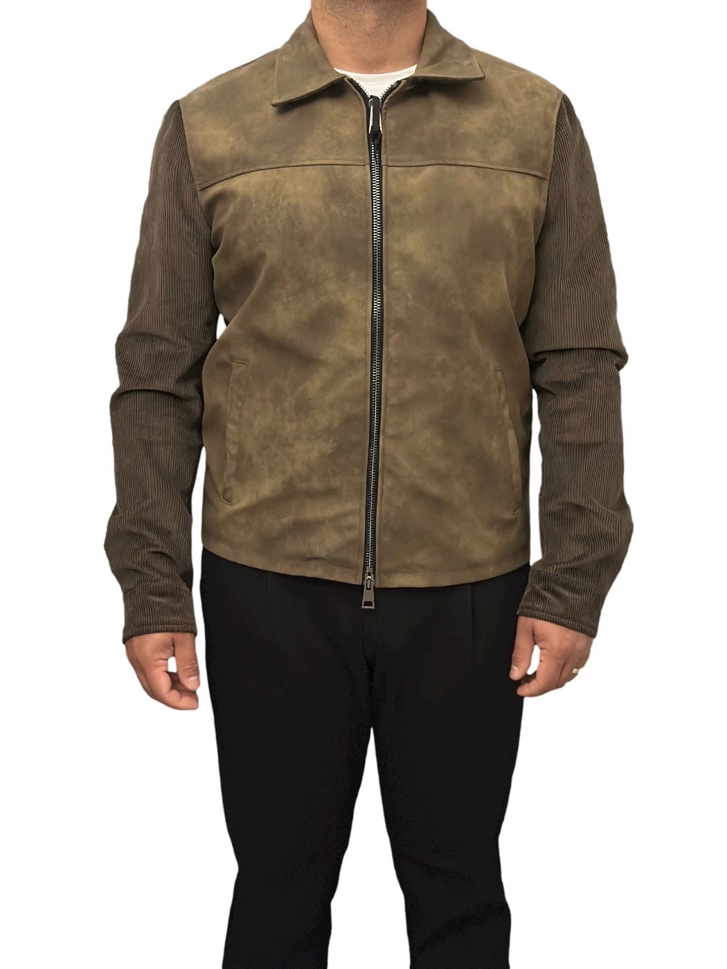 Split leatherette jacket QB/24