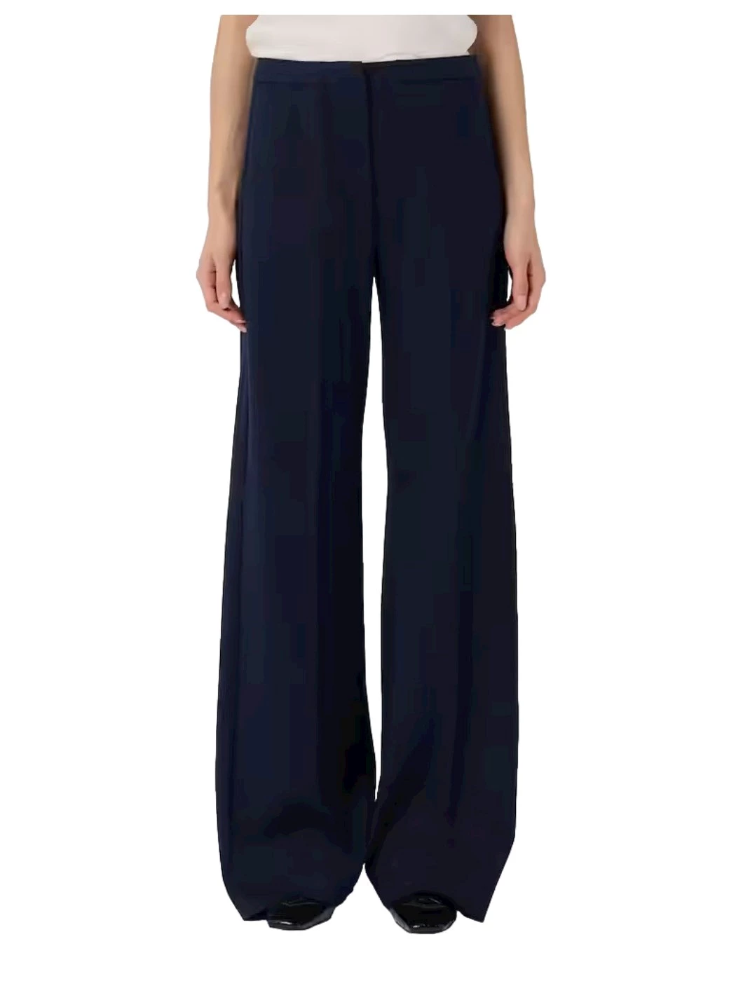 IBlues viscose blend bi-stretch trousers