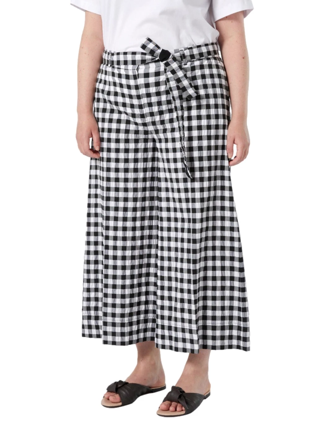Marina Rinaldi cotton blend trousers