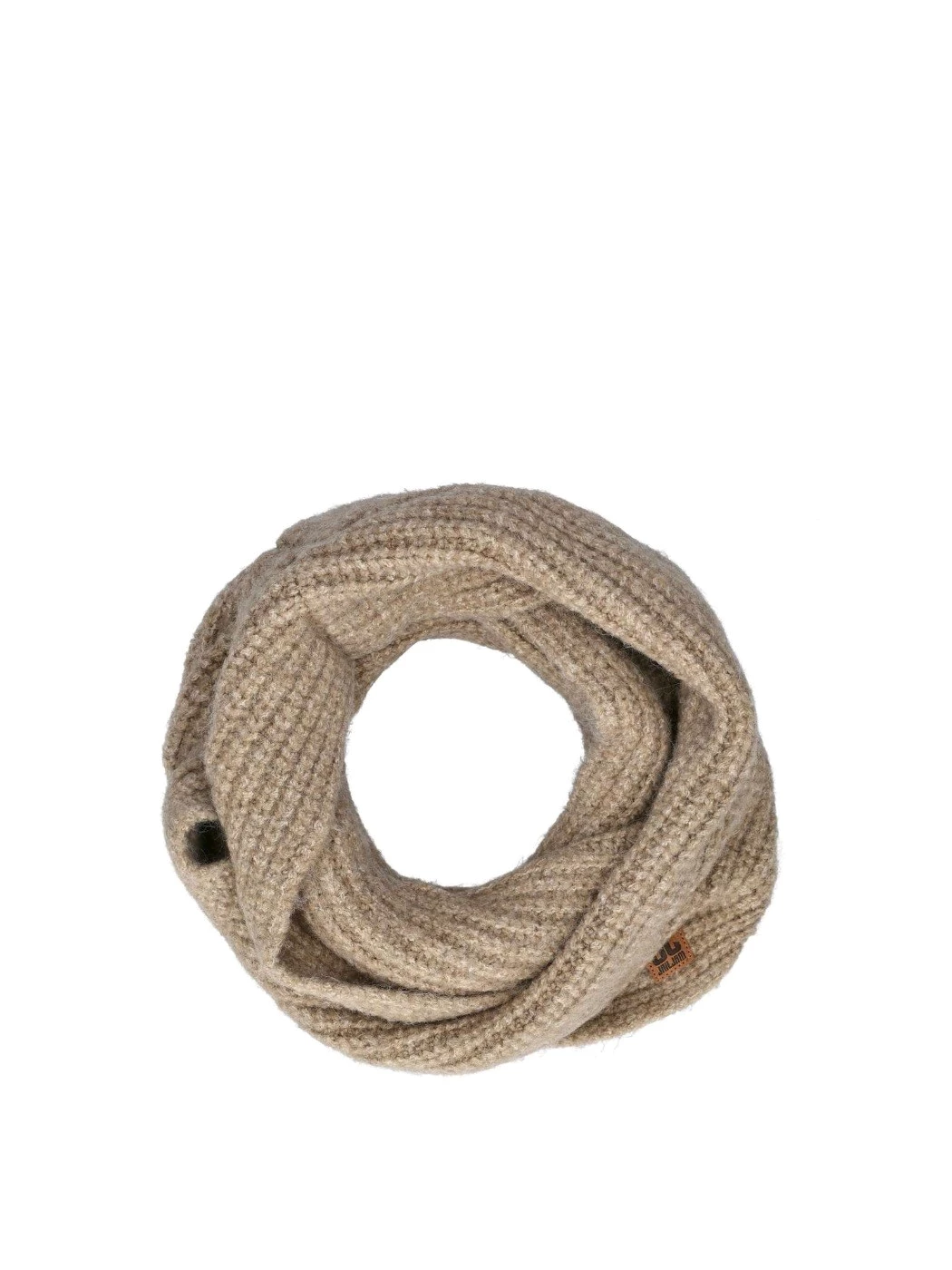 Neck scarf in recycled yarn and Mirage wool