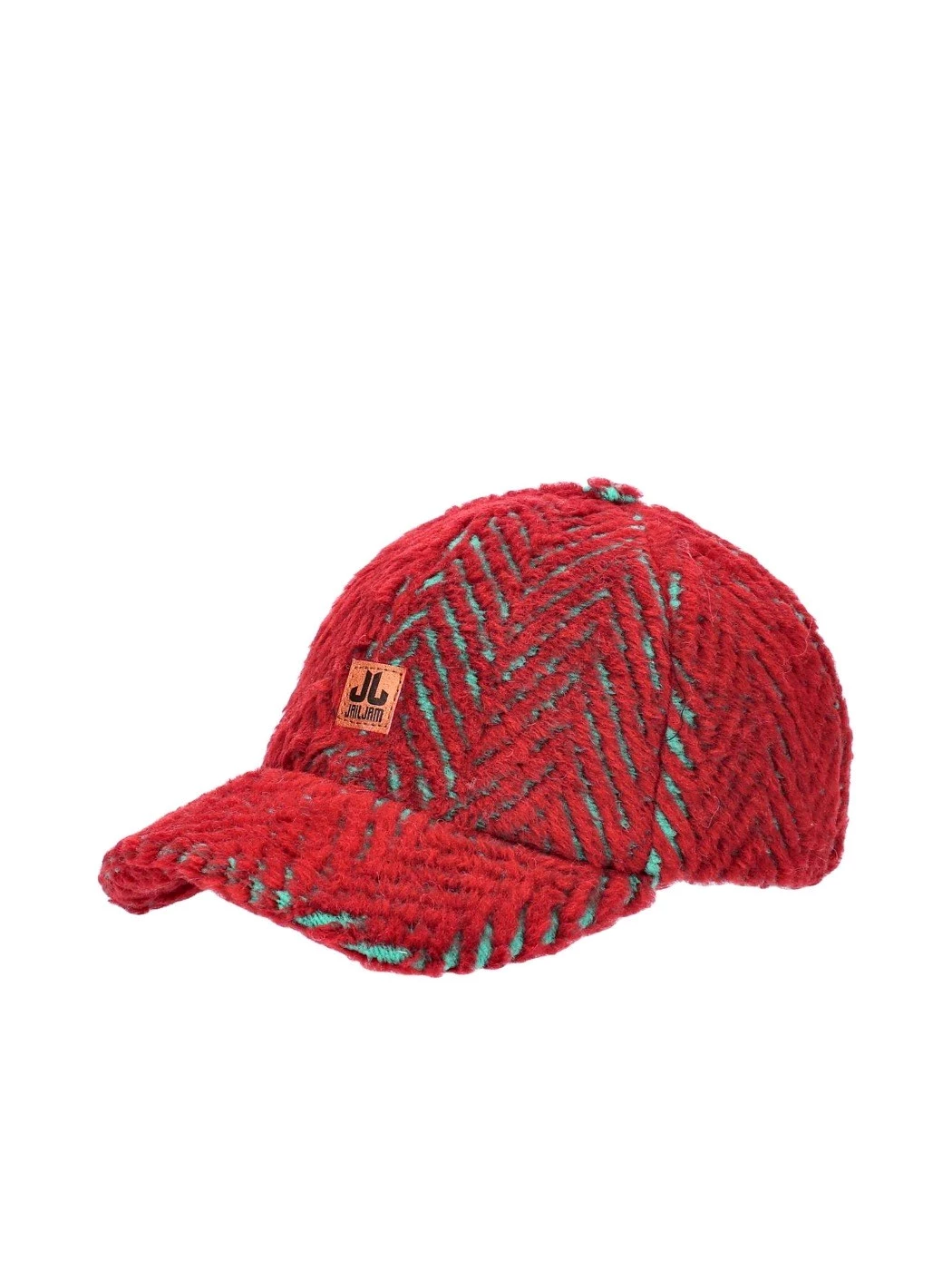 Mirage two-tone herringbone fabric baseball cap