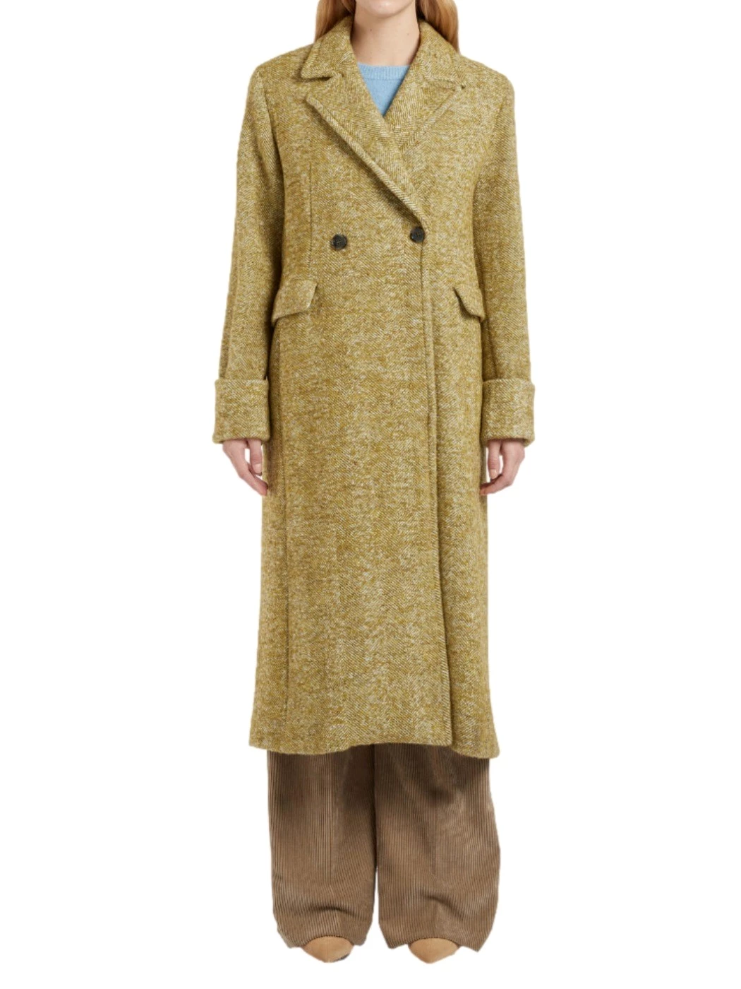 Double-breasted bouclé coat IBlues