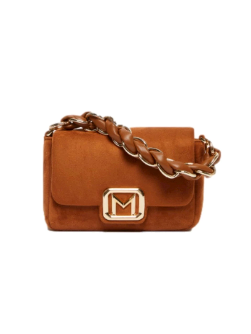 Marella padded suede bag