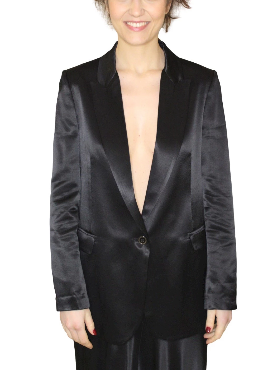 SOLOTRE satin jacket