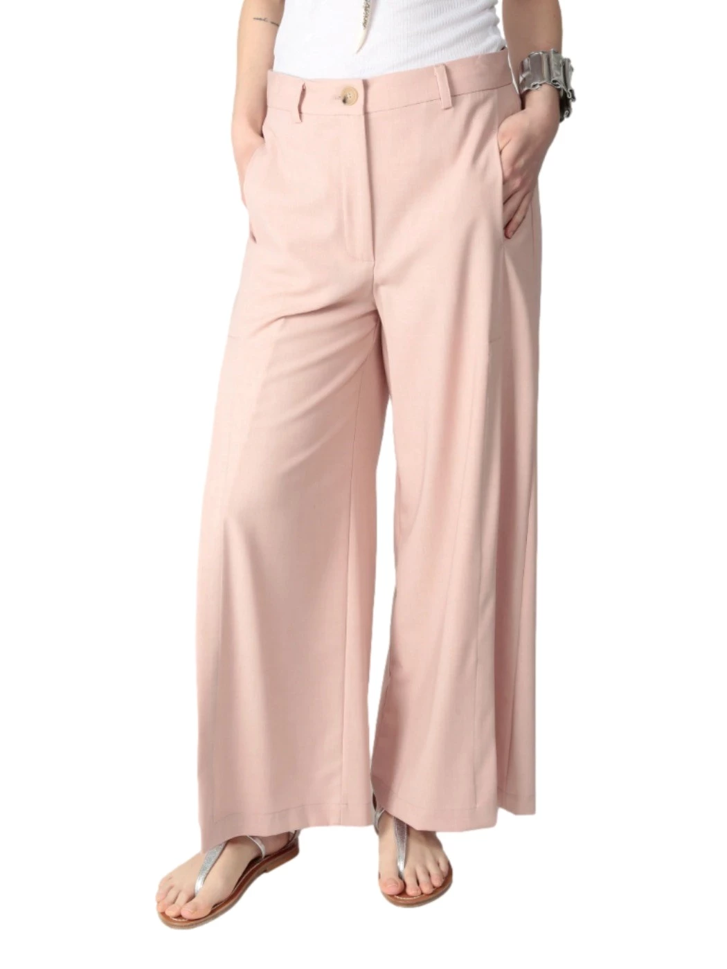 Trousers with slit SOLOTRE