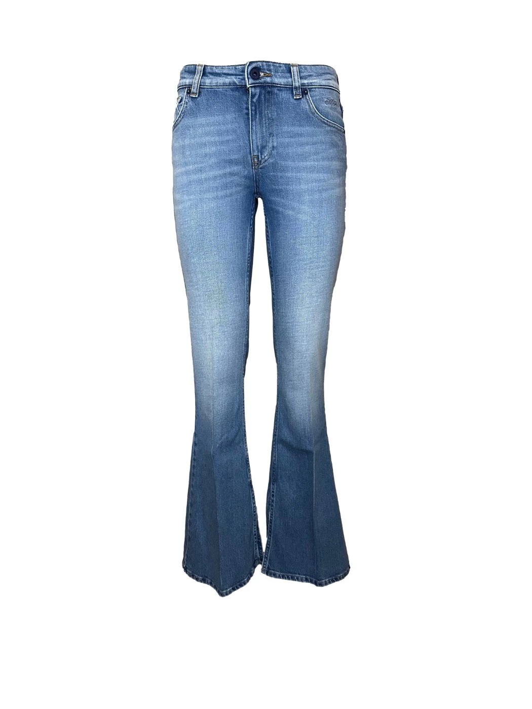 Trumpet jeans with slit SOLOTRE