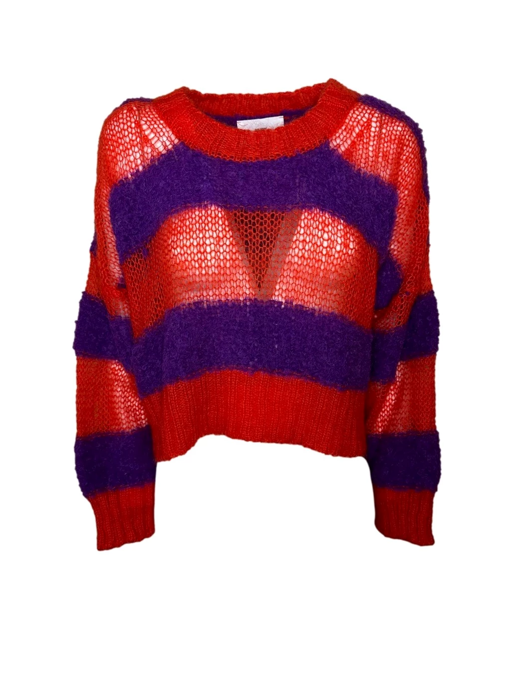 SOLOTRE striped sweater