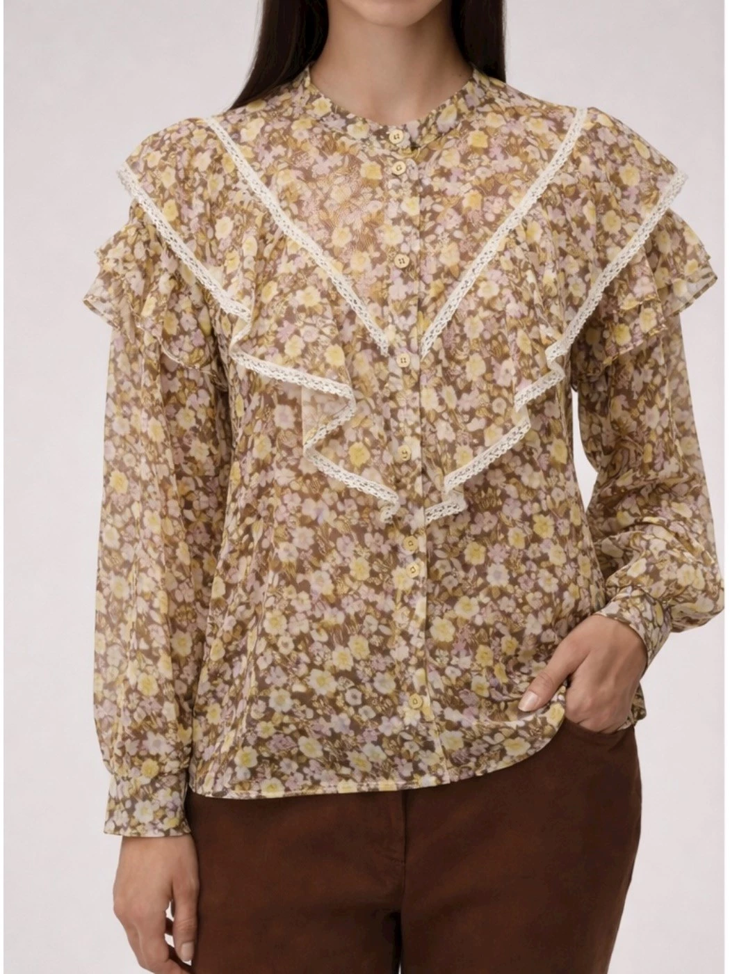 IBlues patterned shirt