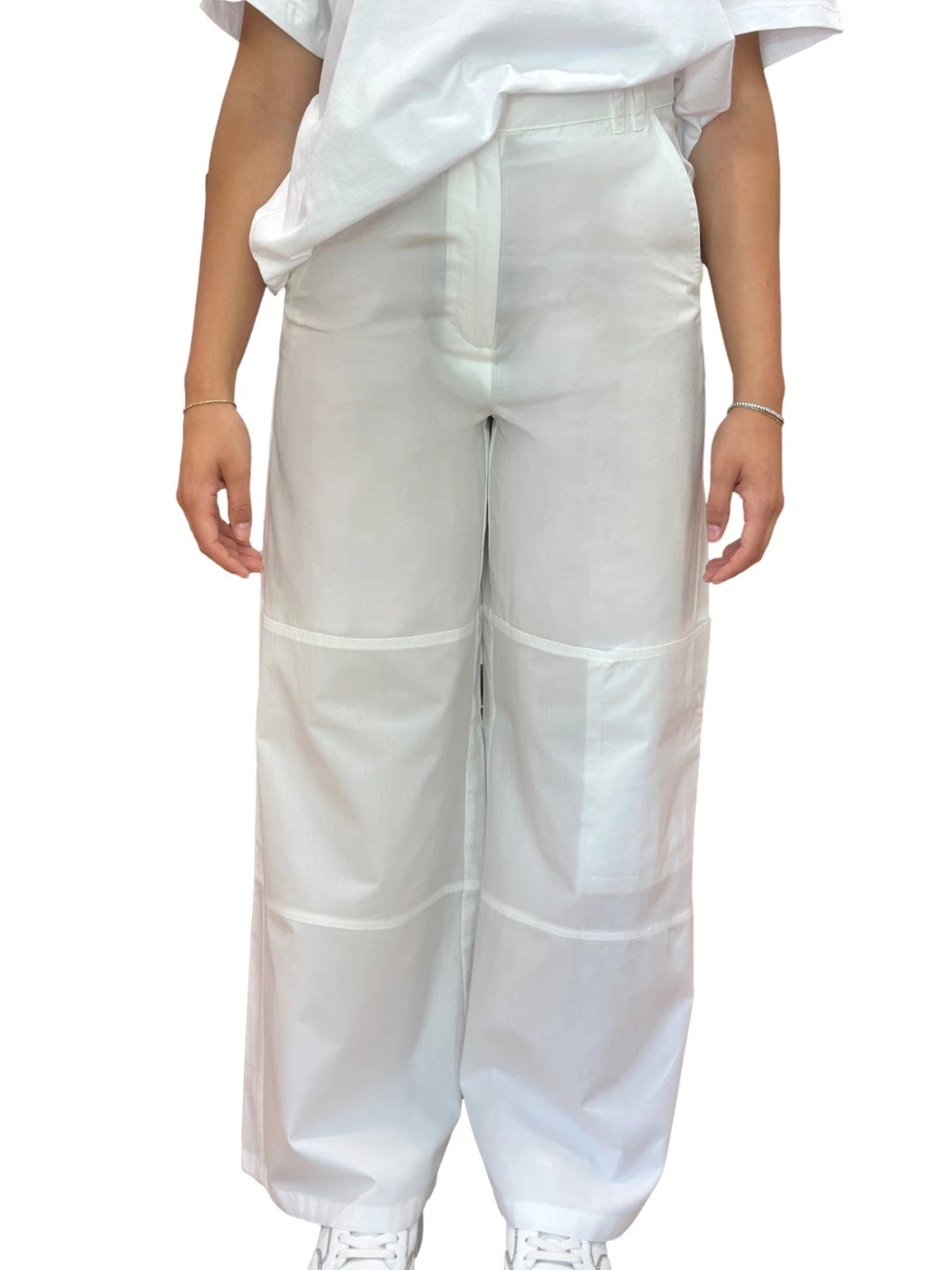 Wide leg poplin trousers IBlues