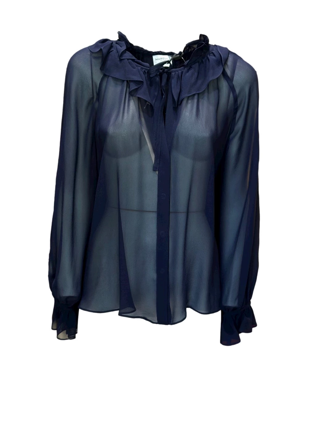 Marella pure silk georgette shirt