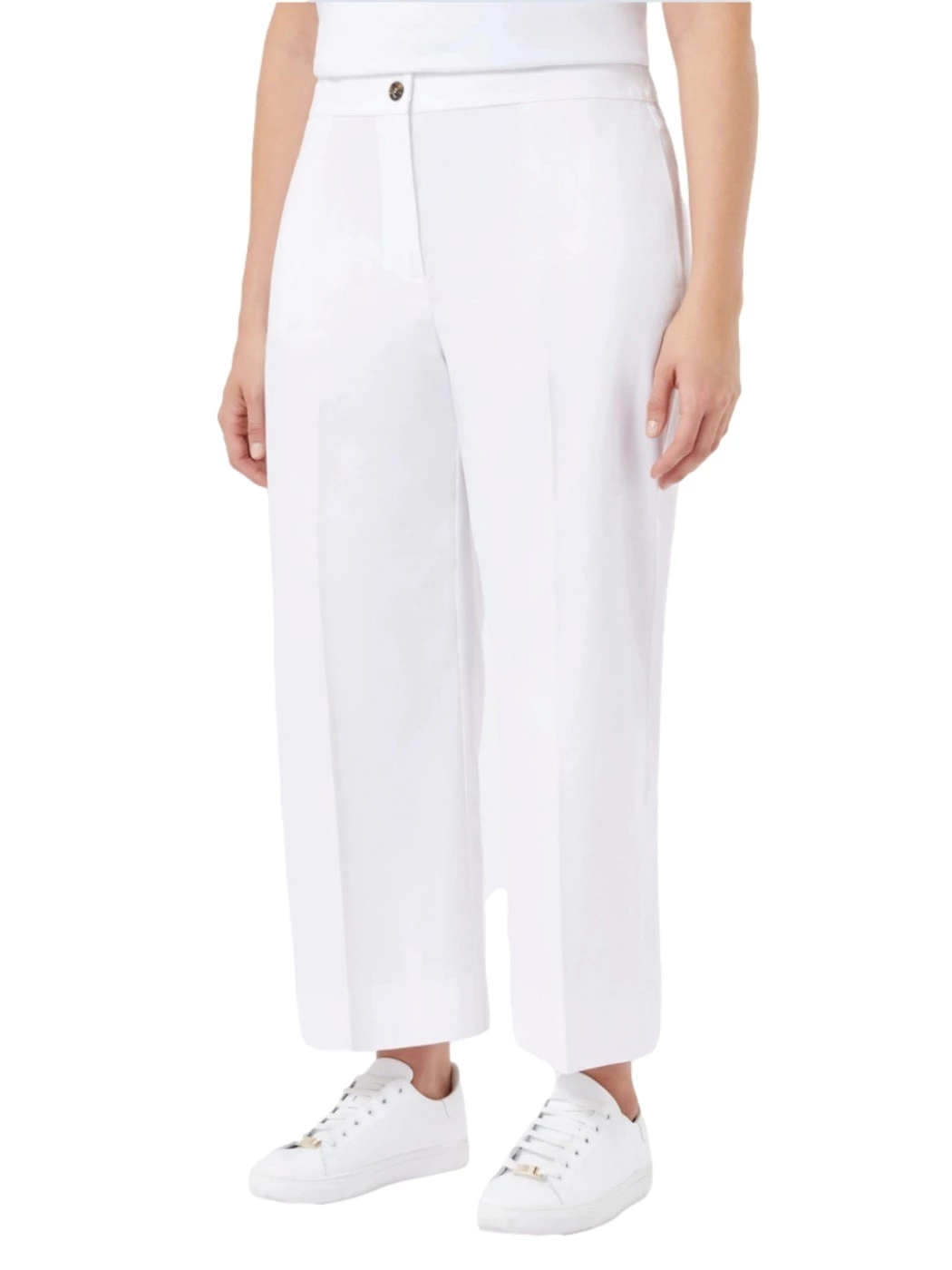 Cotton gabardine trousers Marina Rinaldi