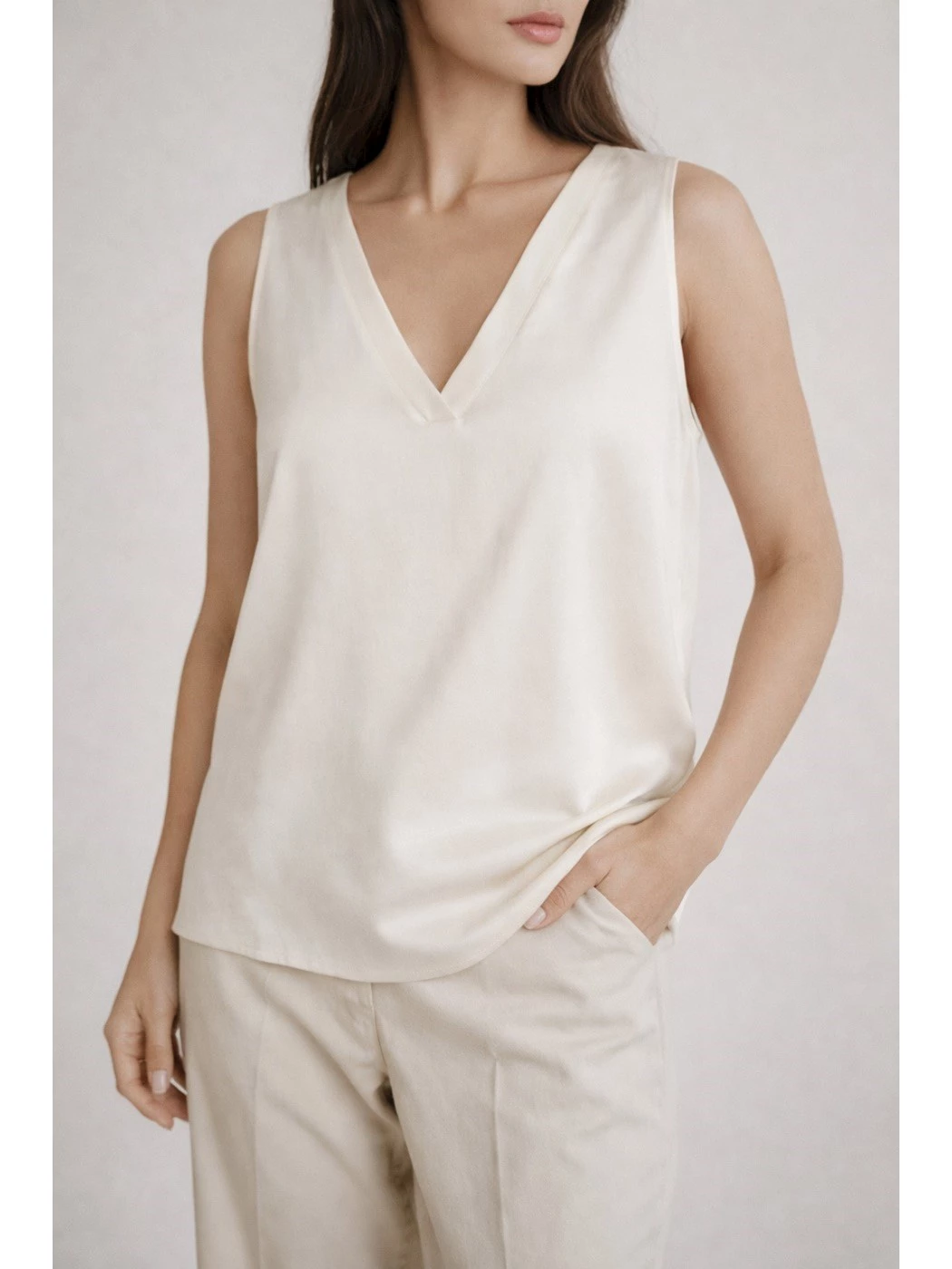 IBlues viscose satin top