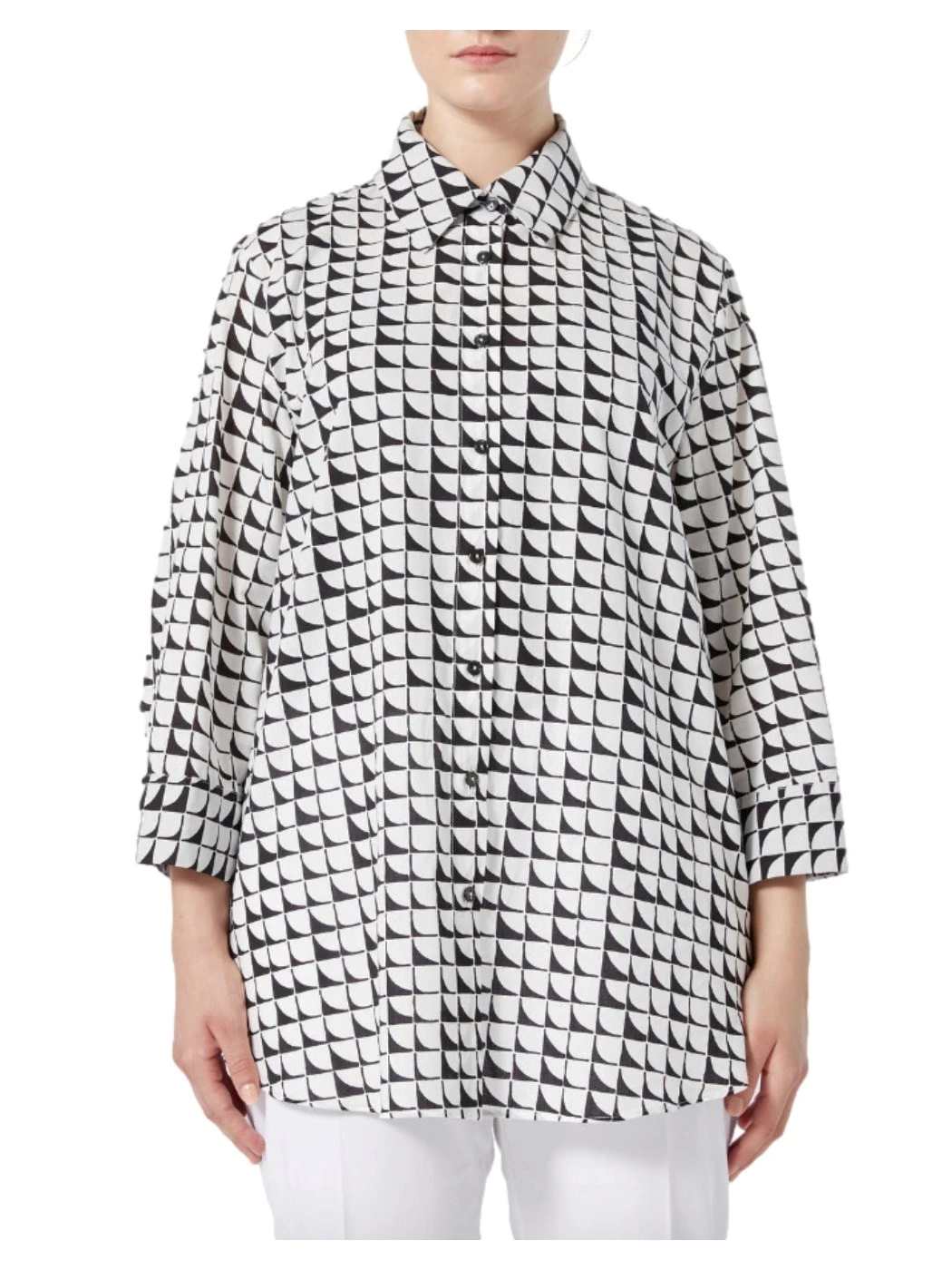 Marina Rinaldi patterned shirt