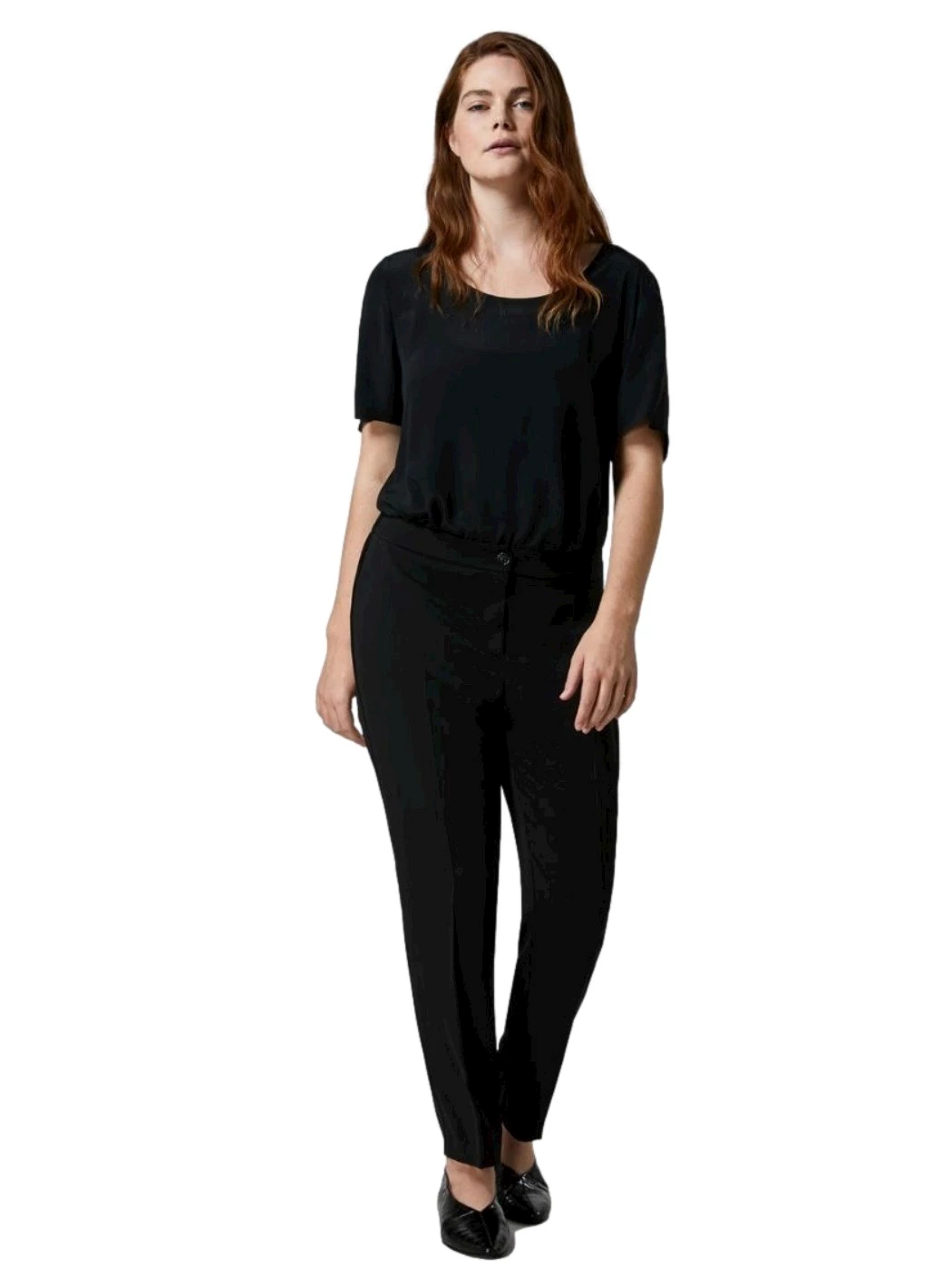 STRETCH FLUID TROUSERS PERSON