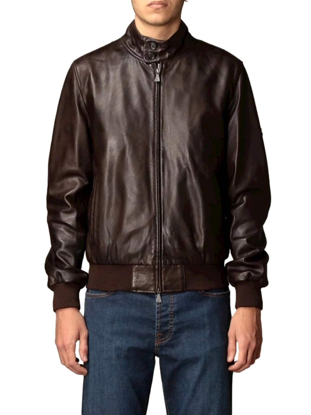 Roy Roger's washed leather bomber jacket