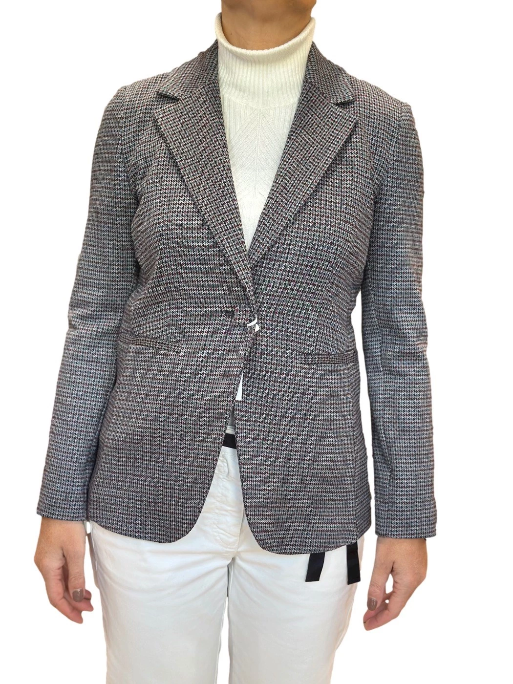 Blazer in jersey jacquard IBlues