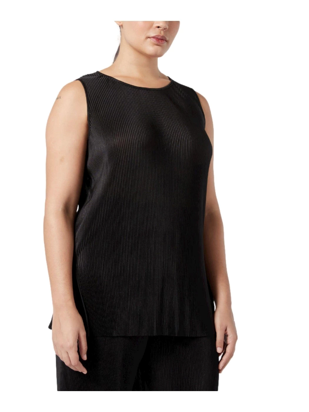 Marina Rinaldi pleated jersey top