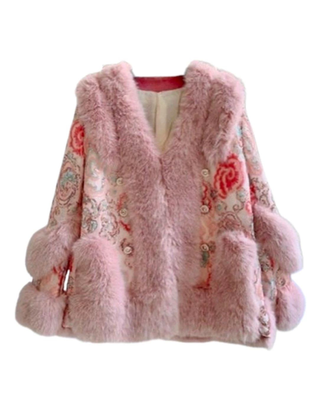ANOMIE fur coat