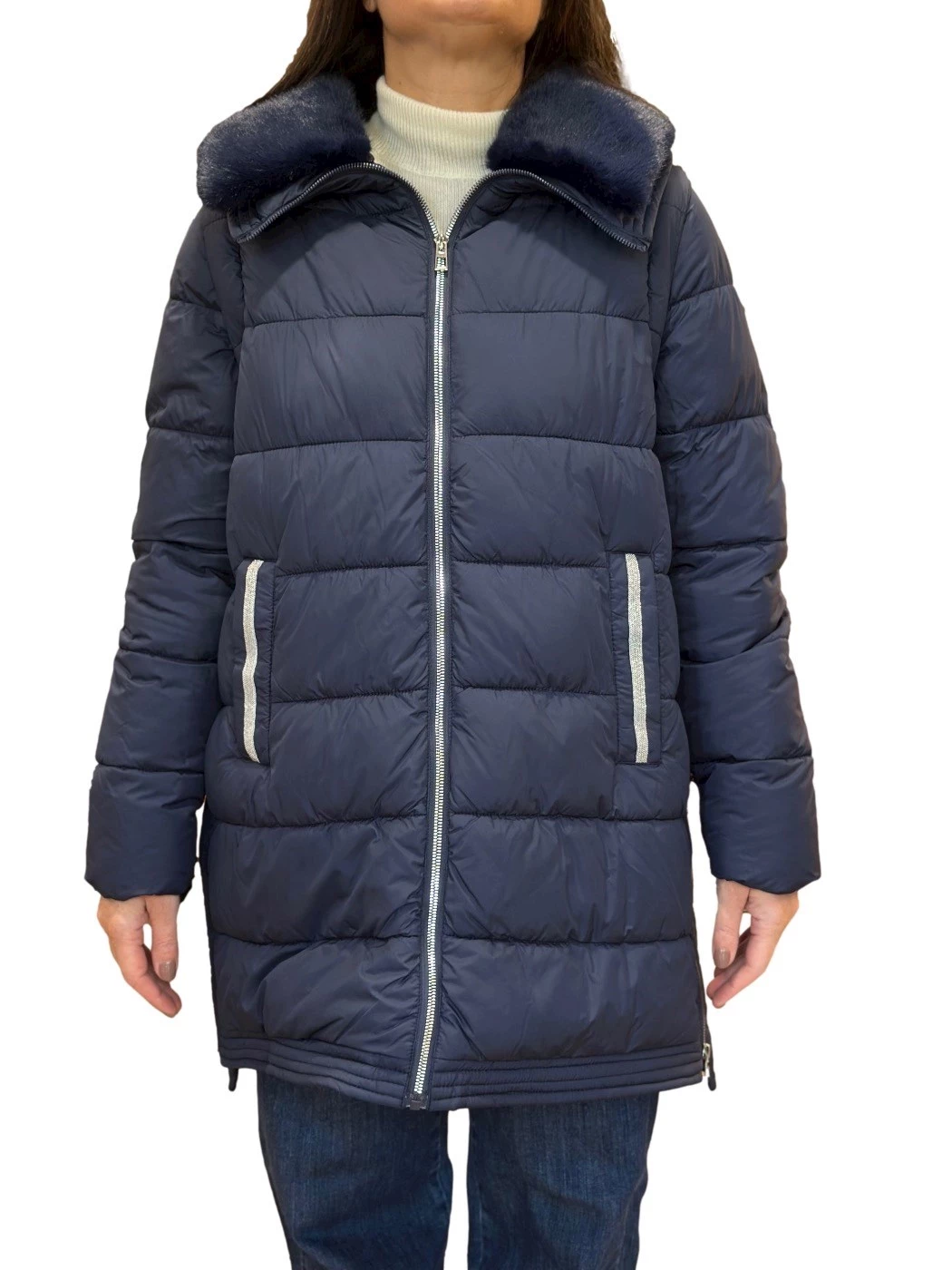 Giulia Valli fur collar parka