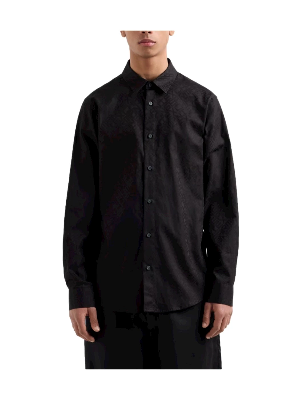 Classic Shirt with Armani Exchange logo