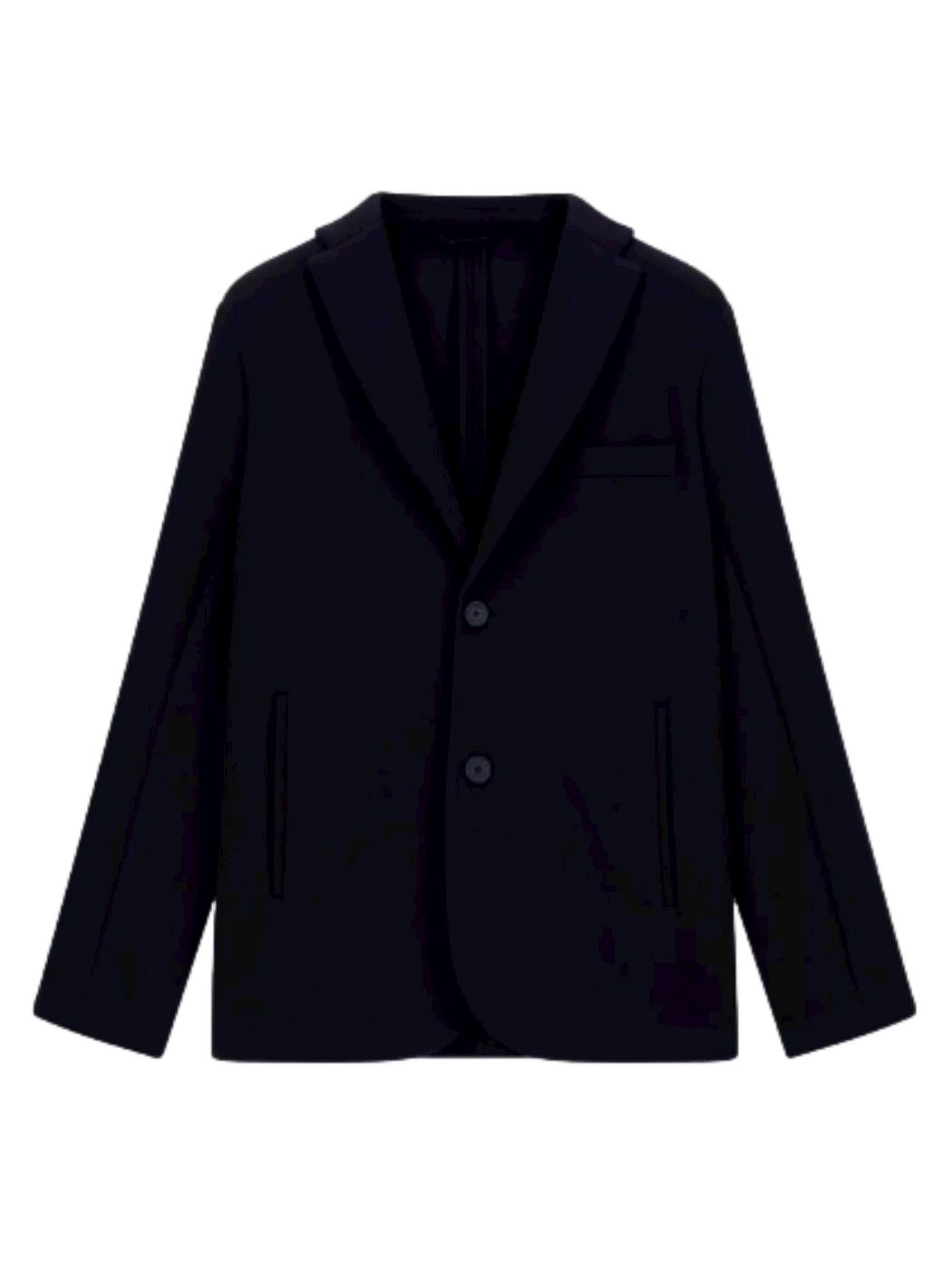 Armani Exchange piqué blazer