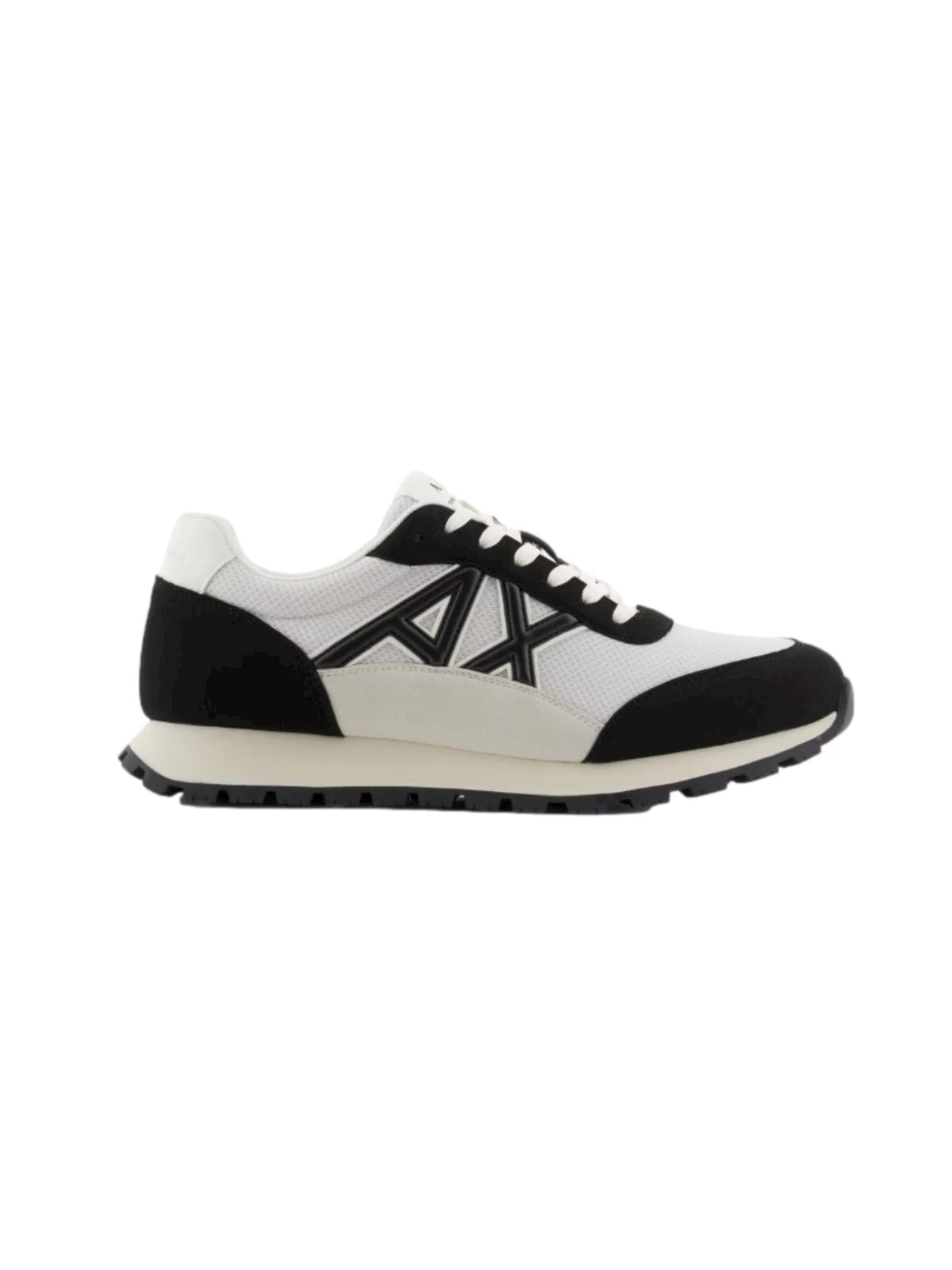 Armani Exchange faux suede, mesh and nylon sneakers