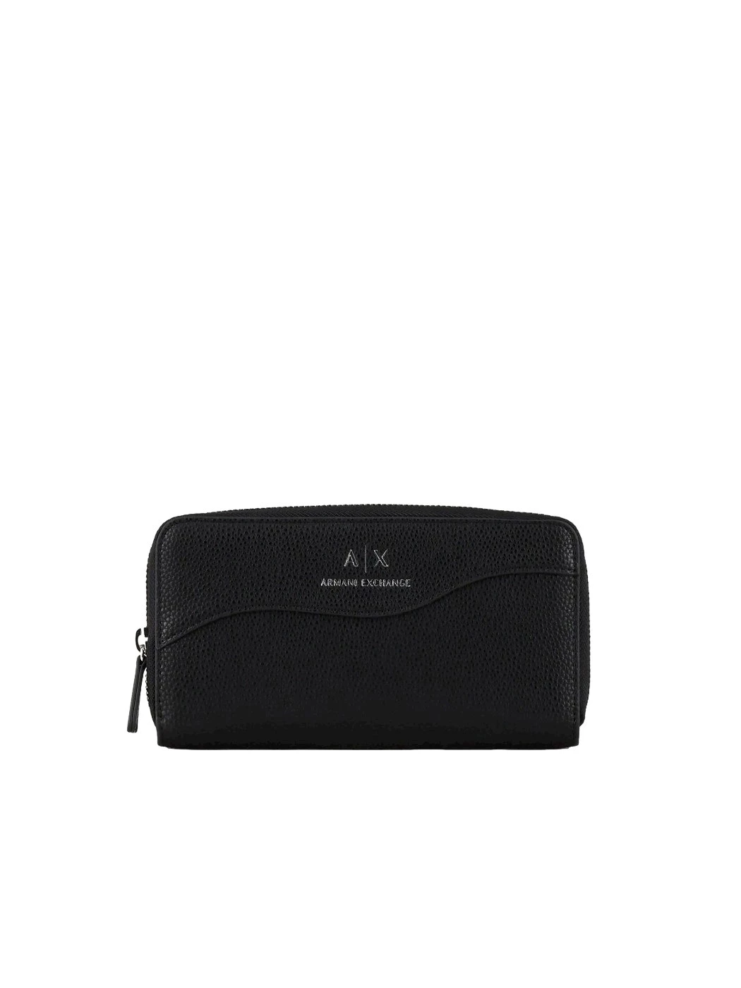 Zip around wallet with Armani Exchange shaped stitching