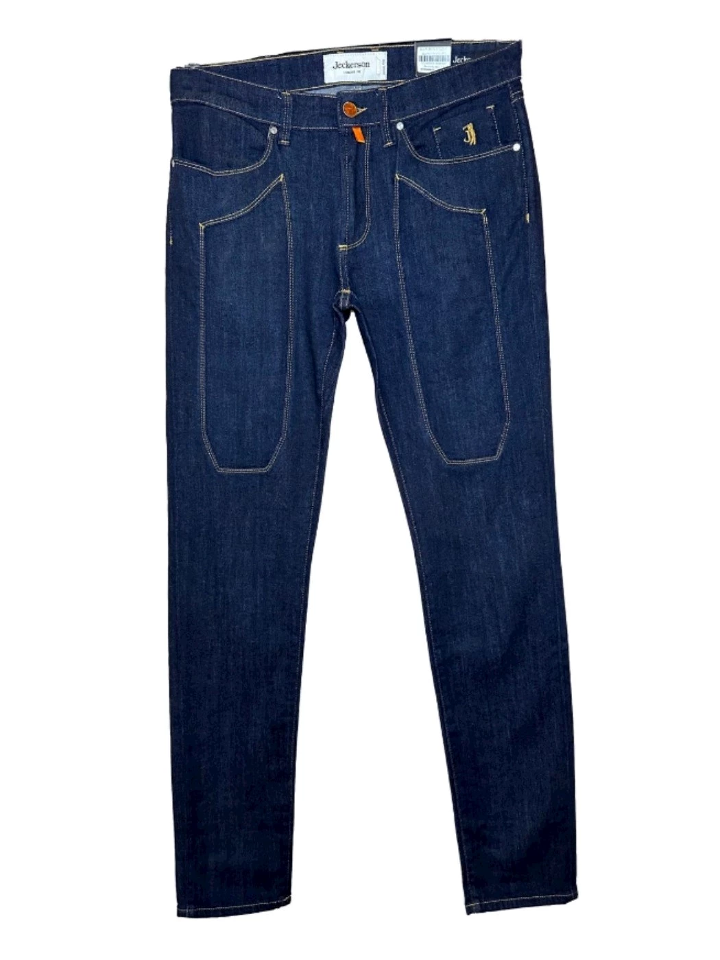 Denim jeans with Jeckerson patch