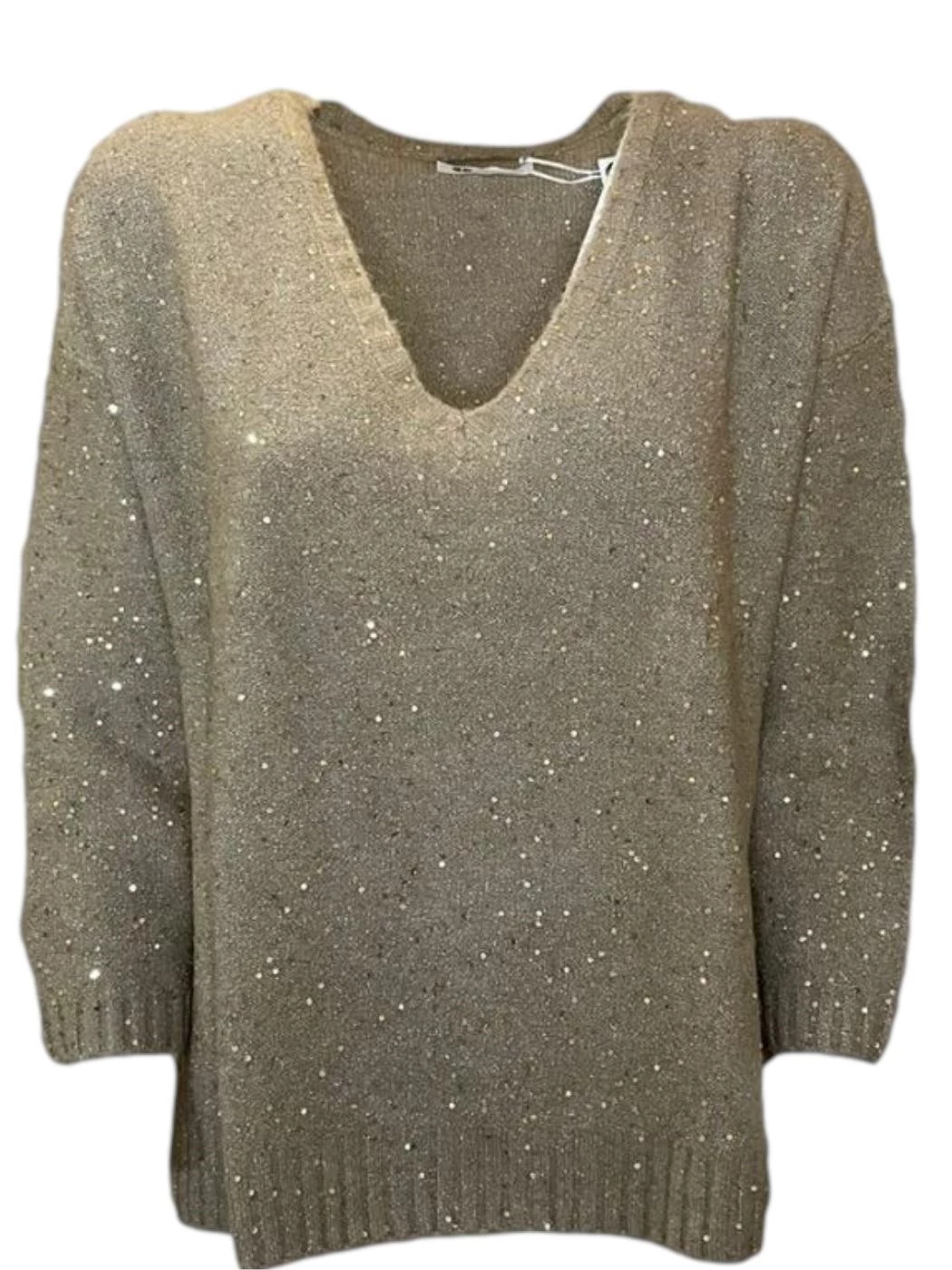 Diana Gallesi pullover sweater whit sequins