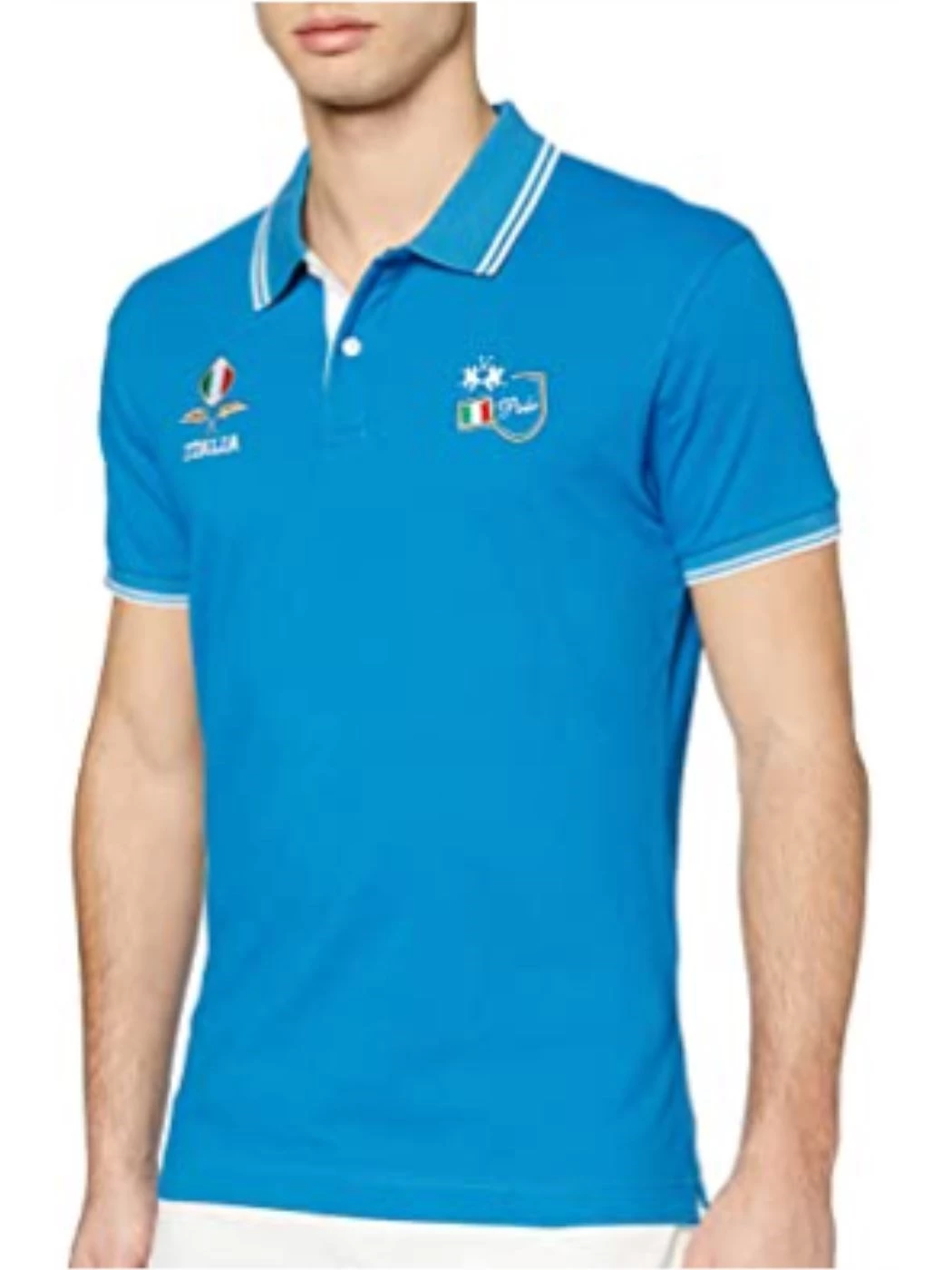 Short-sleeved polo slim fit limited edition ITALY