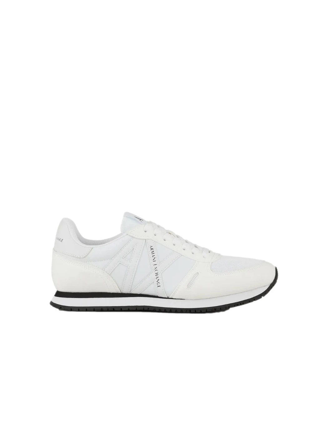 Sneakers with inserts in micro-suede, nylon, mesh Armani Exchang