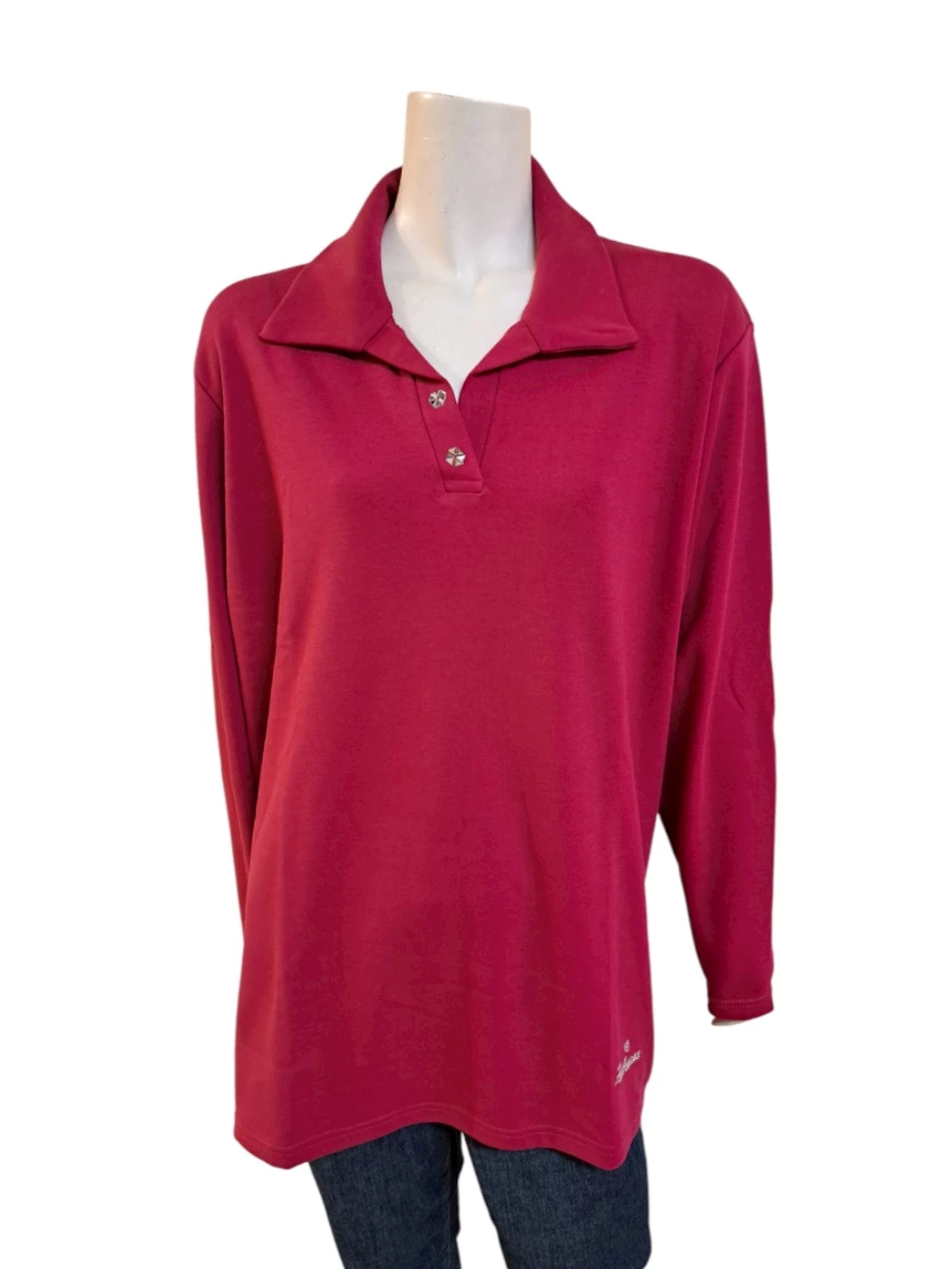 Maglia Polo Over Manica Lunga Donna 2300