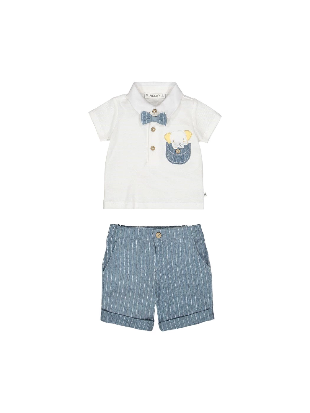 Completo Piquet E Jersey Stretch Neonato 25K5640