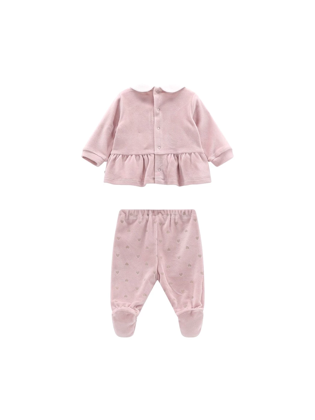 Completo Clinica Con Piede Ciniglia Soft Neonata 25Q0261